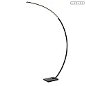 LED Bogenleuchte CURVE 120° 15W 2700K IP20 CRI>80 dimmbar , schwarz