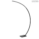 Lucide LED Bogenleuchte CURVE 120° 15W 2700K IP20 CRI>80 dimmbar , schwarz