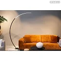 Lucide LED Bogenleuchte CURVE 120° 15W 2700K IP20 CRI>80 dimmbar , schwarz