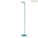 Lucide LED Stehleuchte LAVALE 120° 3W 2700K IP20 CRI>80 drehbar,schwenkbar dimmbar, türkis