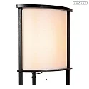 Lucide floor lamp MENNO E27 IP20, beige, black 