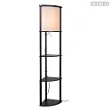 Lucide floor lamp MENNO E27 IP20, beige, black 
