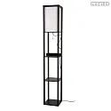 Lucide floor lamp MENNO E27 IP20, beige, black 