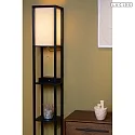 Lucide floor lamp MENNO E27 IP20, beige, black 
