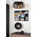 Deckenleuchte MELOPEE, Ø 45 cm, 1xE27, schwarz