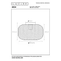 Lucide Deckenleuchte MESH, Ø 30 cm, 1xE27, Gold matt, messing