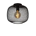 Deckenleuchte MESH, Ø 30 cm, 1xE27, schwarz