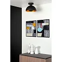 ceiling luminaire SIEMON E27 IP20, black