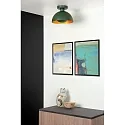 Lucide ceiling luminaire SIEMON E27 IP20, green