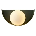 Lucide wall luminaire BENNI G9 IP20, green, opal
