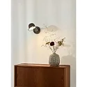 Lucide wall luminaire HONORE swivelling, rotatable, tiltable E14 IP20, grey, rust 