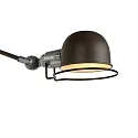 Lucide wall luminaire HONORE swivelling, rotatable, tiltable E14 IP20, grey, rust 