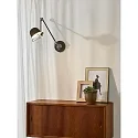 Lucide wall luminaire HONORE swivelling, rotatable, tiltable E14 IP20, grey, rust 
