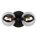 Lucide Wandleuchte TYCHO, 2xG9, schwarz
