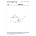 Lucide Bilderleuchte VINZ, 2xG9, 36x19,3x15,7cm, Gold matt, messing