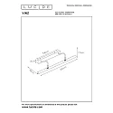 Lucide picture lamp VINZ 2 flames G9 IP20, black 