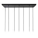 Lucide pendant luminaire MALOTO square E27 IP20, amber, black
