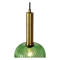 Lucide pendant luminaire MALOTO cylindrical E27 IP20, green, amber