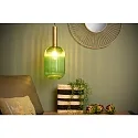 Lucide pendant luminaire MALOTO cylindrical E27 IP20, green, amber