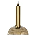 Lucide pendant luminaire MALOTO cylindrical E27 IP20, amber, gold matt, brass