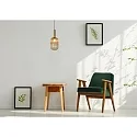 Lucide pendant luminaire MALOTO cylindrical E27 IP20, amber, gold matt, brass