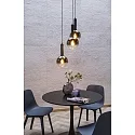 Lucide Pendelleuchte MARIUS, Ø 48,5 cm, 3xE27, schwarz