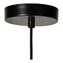 Lucide pendant luminaire SISKA oval E27 IP20, smoky colour, black