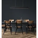 Lucide pendant luminaire RAYA LED square IP20, black dimmable