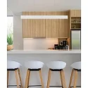 LED Pendelleuchte RAYA, 1x36W, 2700K, dimmbar, 220V, schwarz