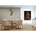 Lucide pendant luminaire BASKETT 3 flames, round E27 IP20, wood, black