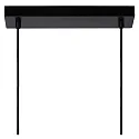 Lucide pendant luminaire BASKETT 4 flames, round E27 IP20, wood, black