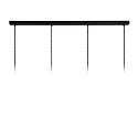 Lucide pendant luminaire TEUN 4 flames E27 IP20, nickel, black