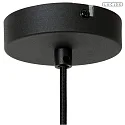 Lucide pendant luminaire RAFAL E27 IP20, grey, black dimmable