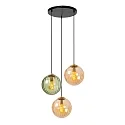 pendant luminaire MONSARAZ round E27 IP20, green, amber