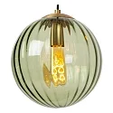 Lucide pendant luminaire MONSARAZ 4 flames, oval E27 IP20, green, amber