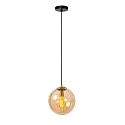 Pendelleuchte MONSARAZ, Ø 25 cm, 1xE27, Amber