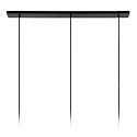 Lucide pendant luminaire JOANET 3 flames, round E27 IP20, gold matt, brass, smoky colour