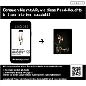 Lucide Pendelleuchte JOANET, Ø 66 cm, 5xE27, Rauchfarbe