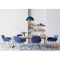 Lucide Pendelleuchte SIEMON, Ø 40 cm, 1xE27, blau