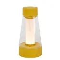 battery table lamp LORALI IP44, ochre yellow dimmable