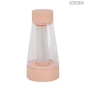 Lucide LED Akku- Tischleuchte LORALI Ø 7,7 x H 16 cm 120° 1,2W 2600K IP44 CRI>80 dimmbar, pink