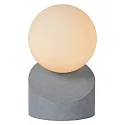 Lucide Tischleuchte LEN, Ø 10 cm, 1xG9, grau