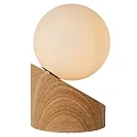 Lucide Tischleuchte LEN, Ø 10 cm, 1xG9, Holz hell