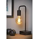 Lucide table lamp LORIN E27 IP20, black 