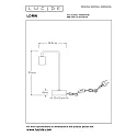 Lucide table lamp LORIN E27 IP20, black 