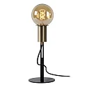 Lucide table lamp MALCOM E27 IP20, gold matt, brass, black 
