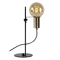 Lucide table lamp MALCOM E27 IP20, gold matt, brass, black 