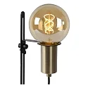 Lucide table lamp MALCOM E27 IP20, gold matt, brass, black 