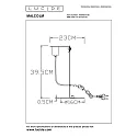 Lucide table lamp MALCOM E27 IP20, gold matt, brass, black 