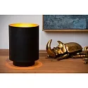 Lucide table lamp SUZY cylindrical E14 IP20, gold matt, brass, black 